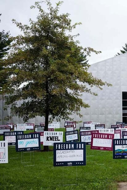 For Freedoms. Courtesy of Tang Museum