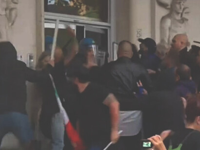 L’assalto alla sede della CGIL di Roma ad opera di manifestanti no-vax