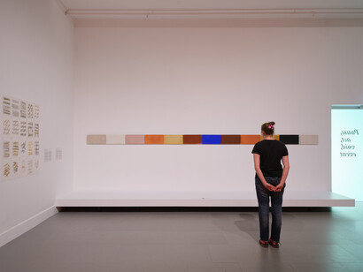 Various artists, Pause, act, void, event, exhibition view. Courtesy of Govett-Brewster Art Gallery