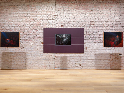 Various artists, Cielo, fondale e quinte, exhibition view. Courtesy of L.U.P.O.