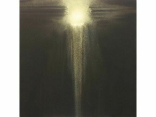 Kiyoshi Nakagami, Untitled, 2012, 194,5 x 194,5 cm, acrylique, encre de Chine et de mica sur toile