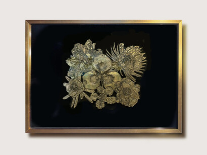 Edo Costantini, Solsticio de invierno: semillas de la nada, vista de exhibición. Cortesía de Praxis