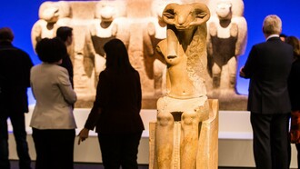 Imagen de la exposición "Animales y faraones. El reino animal en el antiguo Egipto"