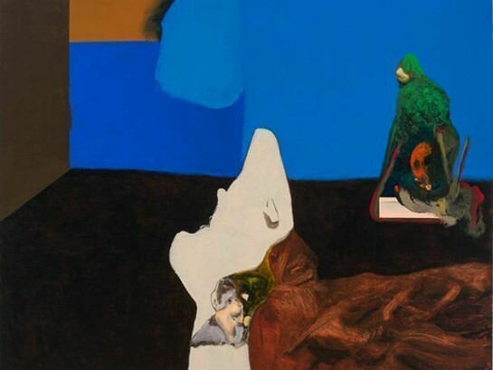 Jorge Queiroz, Seeing is Believing, 2013, Oil and acrylic on canvas, 160 x 180 cm, 63 x 70 3/4 in