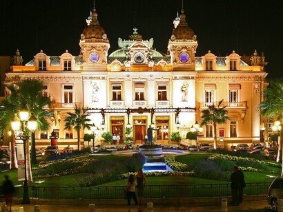 Fachada principal del casino de Montecarlo