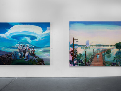 Mehdi Farhadian, Revealing the unseen, exhibition view. Courtesy of Leila Heller Gallery 