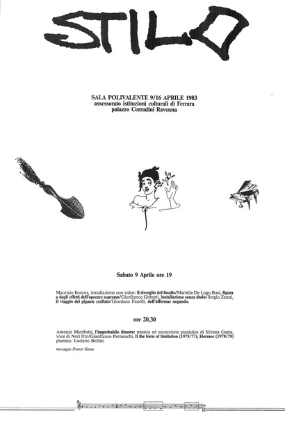 Una copertina della rivista Stilo del 1983