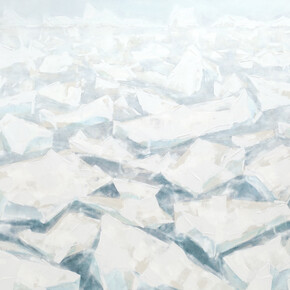 Robert Zandvliet, IJs, 2021,  Acrylic, Oil and Spraypaint on Cotton, 213 x 270 cm / 83 3/4 x 106 1/3 in