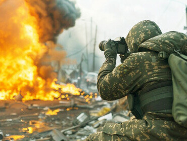 A photographer documents life in war zones and conflict areas, using photojournalism and war photography to capture powerful images of humanitarian crises