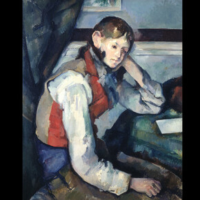 Paul Cézanne, Le garçon au gilet rouge, 1888-1890 huile sur toile, 79,5 x 64 cm . Fondation Collection E.G. Bührle, Zurich  photo SIK-ISEA, Zurich (J.-P. Kuhn)