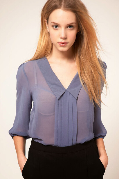 Blusas con transparencias