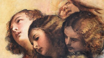 Tiziano Vecellio, particolare dell'Assunta, 1516-1518, olio su tavola, Basilica di Santa Maria Gloriosa dei Frari, Venezia, Italia