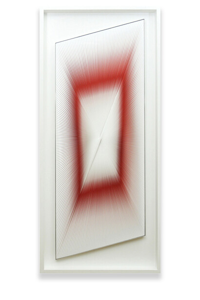 Alberto Biasi, Dinamica, 1979, 160 x 60 x 4 cm

