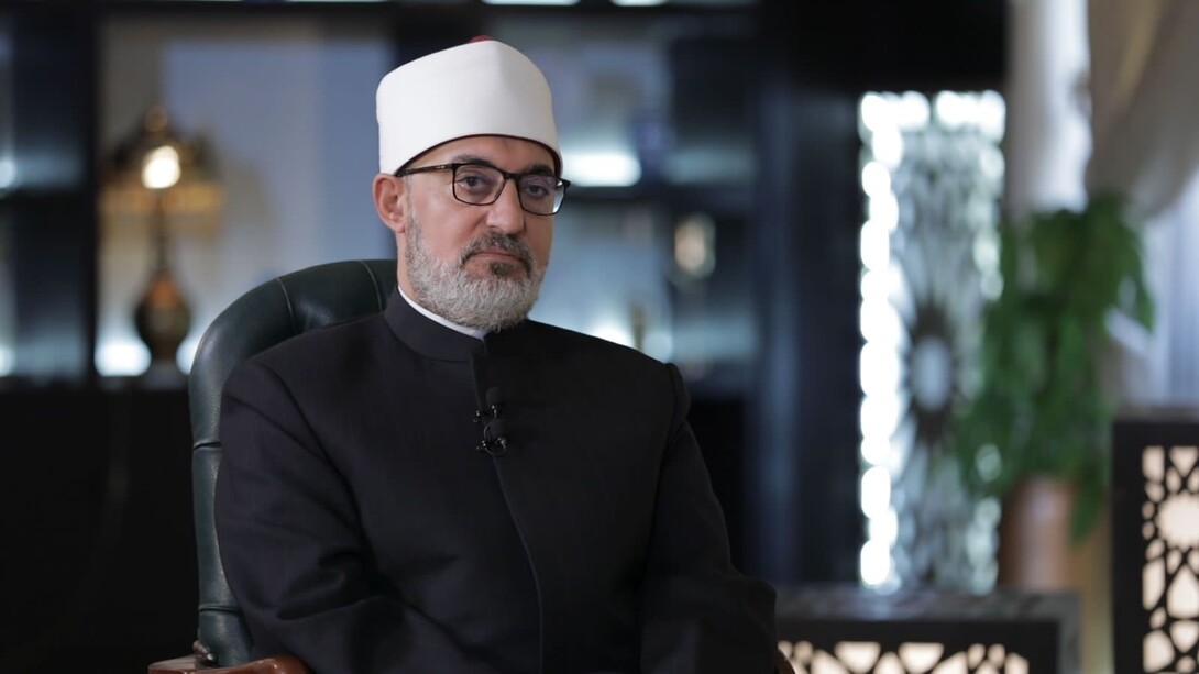 Egypt’s Grand Mufti, Professor Doctor Nasir Mohamed representing opposition to the misleading fatwa on jihad