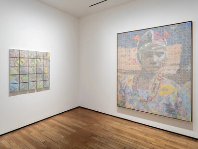Alioune Diagne, Saytu, exhibition view. Courtesy of Templon