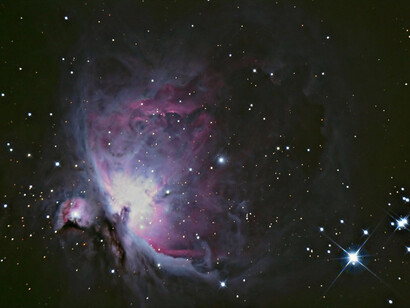 The Orion Nebula, also known as Messier 42