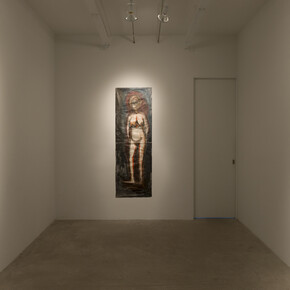 Mira Schor, Nuns, exhibition view. Courtesy of Lyles and King Gallery