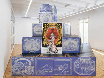 Erick Beltrán, Lo que está presente, vista de exhibición. Cortesía de Prats Nogueras Blanchard. Foto por Roberto Ruiz