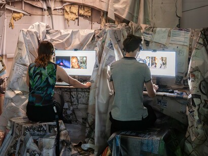 Jon Rafman, Main stream media, exhibition view. Courtesy of Kunstsammlung Nordrhein-Westfalen