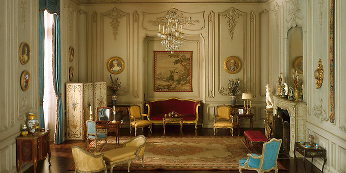Mrs. James Ward Thorne, American, 1882-1966, E-21: French Boudoir of the Louis XV Period, 1740-60, c. 1937