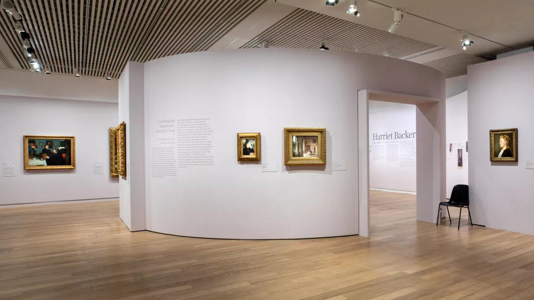 Harriet Backer, La musique des couleurs, vue de l'exposition. Avec l'aimable autorisation des Musées d'Orsay