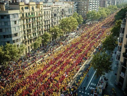 Desde 2012 se han producido manifestaciones masivas en Cataluña a favor de la independencia 