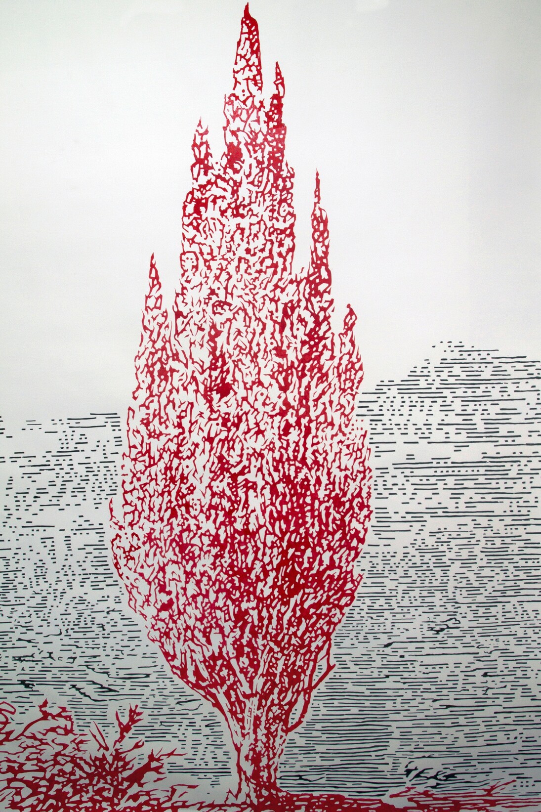 Pedro Amaral. Trabalho sobre papel 