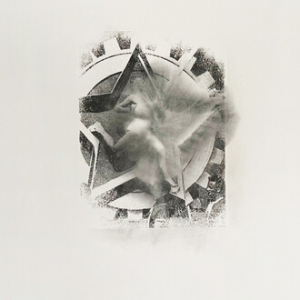 Stephen Lapthisophon, Star, 2003, ink photo transfer on paper, 22x30 inches. Courtesy the artist and Conduit Gallery