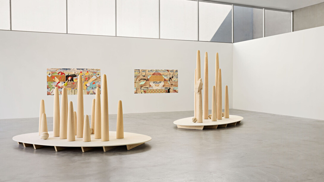 Andrea Carlson, Endless sunshine, exhibition view. Courtesy of CAM
