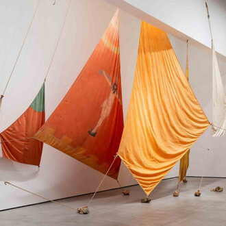 Jannis Kounellis, Labyrinth without walls, exhibition view. Courtesy of Es Baluard Museu d'Art Contemporani de Palma