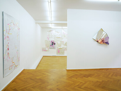 Myriam Holme, installation view. Courtesy of Bernhard Knaus Fine Art