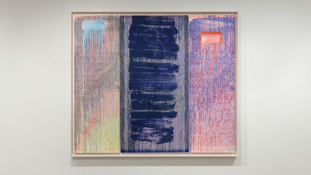 Pat Steir, Exhibition view. Courtesy of Pace Prints