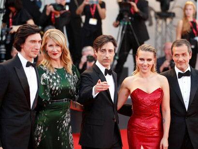 Red Carpet, Marriage Story, Scarlett Johansson, Adam Driver, Laura Dern, David Heyman e Noah Baumbach
