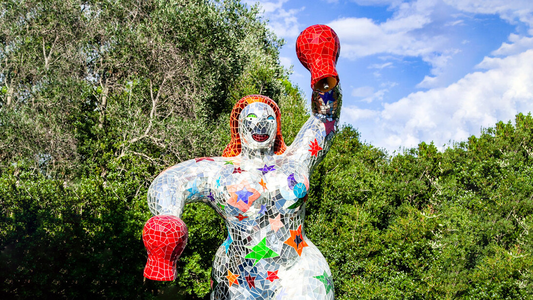 Niki de Saint Phalle, Il Giardino dei Tarocchi, La Stella, particolare