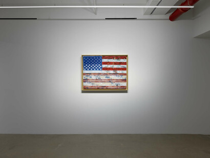 Vaughn Spann, All) Americans, exhibition view. Courtesy of Almine Rech Gallery