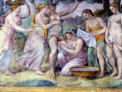 Monterotondo, Stanza di Adone, Siciolante, Nascita di Adone