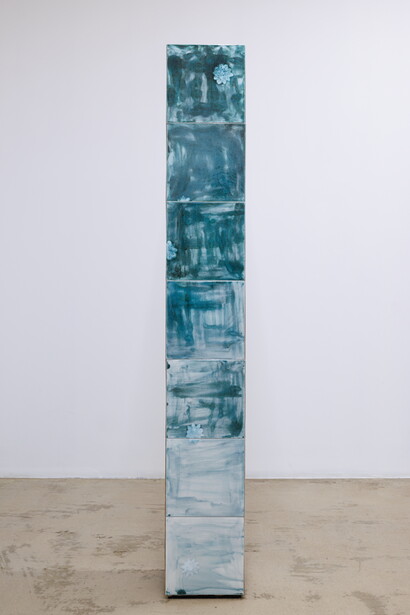 Séverine Heizmann Pozza, Settling at dawn, exhibition view. Courtesy of Kim? Contemporary Art Centre. Photo by Ansis Starks