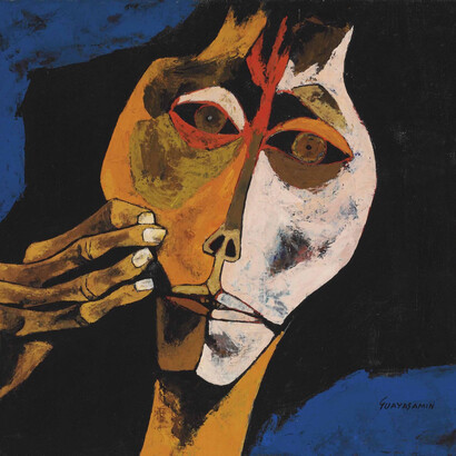Oswaldo Guayasamin; Tristeza, 1983 (detalle)