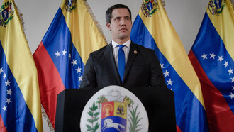 El presidente encargado de Venezuela, Juan Guaidó