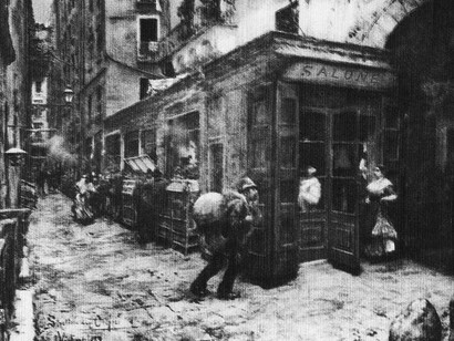 Borgo degli Orefici, foto d'epoca