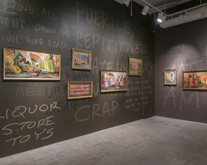 Wayne White. Courtesy of Joshua Liner Gallery