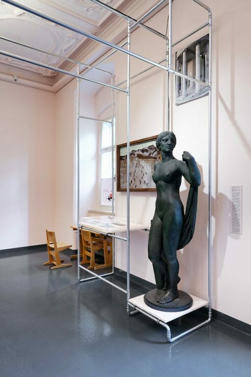 Linz blick. Die stadt im fokus, ausstellungsansicht. Mit freundlicher genehmigung des Nordico Stadtmuseum