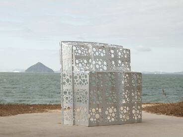 En el Museo Benesse House, en la isla de Naoshima, el museo, las instalaciones y la arquitectura de vanguardia se funden con la naturaleza. El Museo Benesse House, Naoshima, Japón