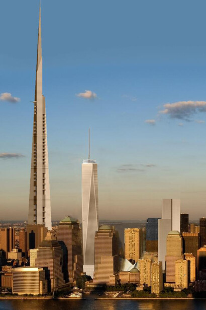 Jeddah, Arabia Saudi. El skyline con la nueva Kingdom Tower