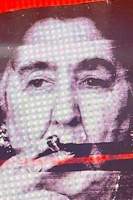 Giuliano Grittini, Ritratto di Alda Merini, tecnica mista