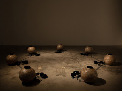 Corinne de San Jose, Everyday is like Sunday, exhibition view. Courtesy of Silverlens Gallery