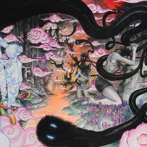 Winshluss, The followers (detail), 2025. Courtesy of Galerie Vallois