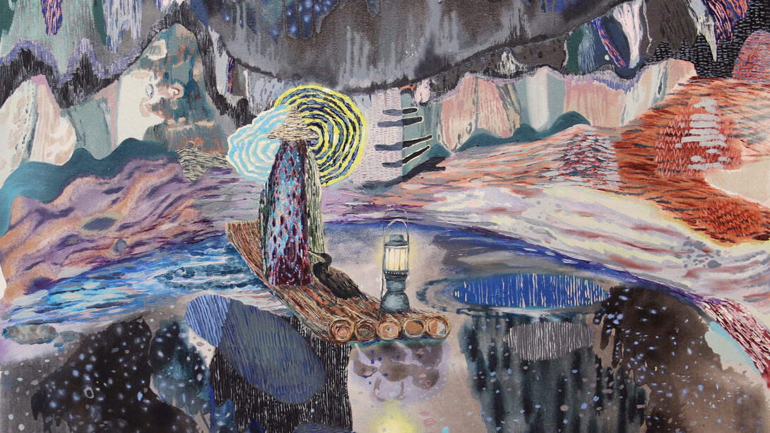 Melanie Daniel, Starfisher (detail), 2025. Courtesy of Asya Geisberg Gallery