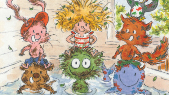 Pico Bogue and his family. Courtesy of Comics Art Museum