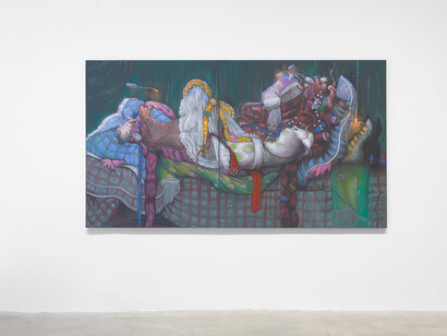 Bea Scaccia, Groomed, exhibition view. Courtesy of Gagosian Gallery